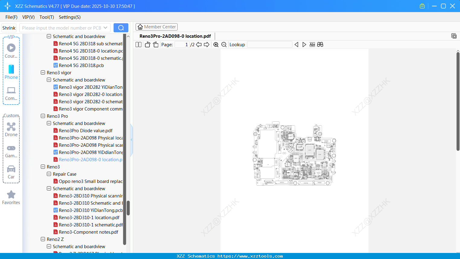 OPPO Reno3Pro-2AD098-0 Location
